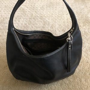Leather coach bag